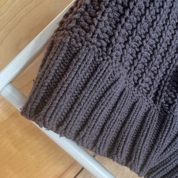 Anthropologie Moth Purple-Grey Oversize Cowl Neck Dolman Sweater Size Small - Picture 8 of 12